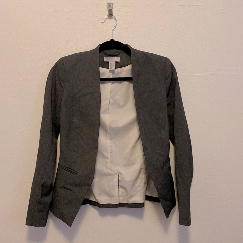 Charcoal H&M blazer jacket